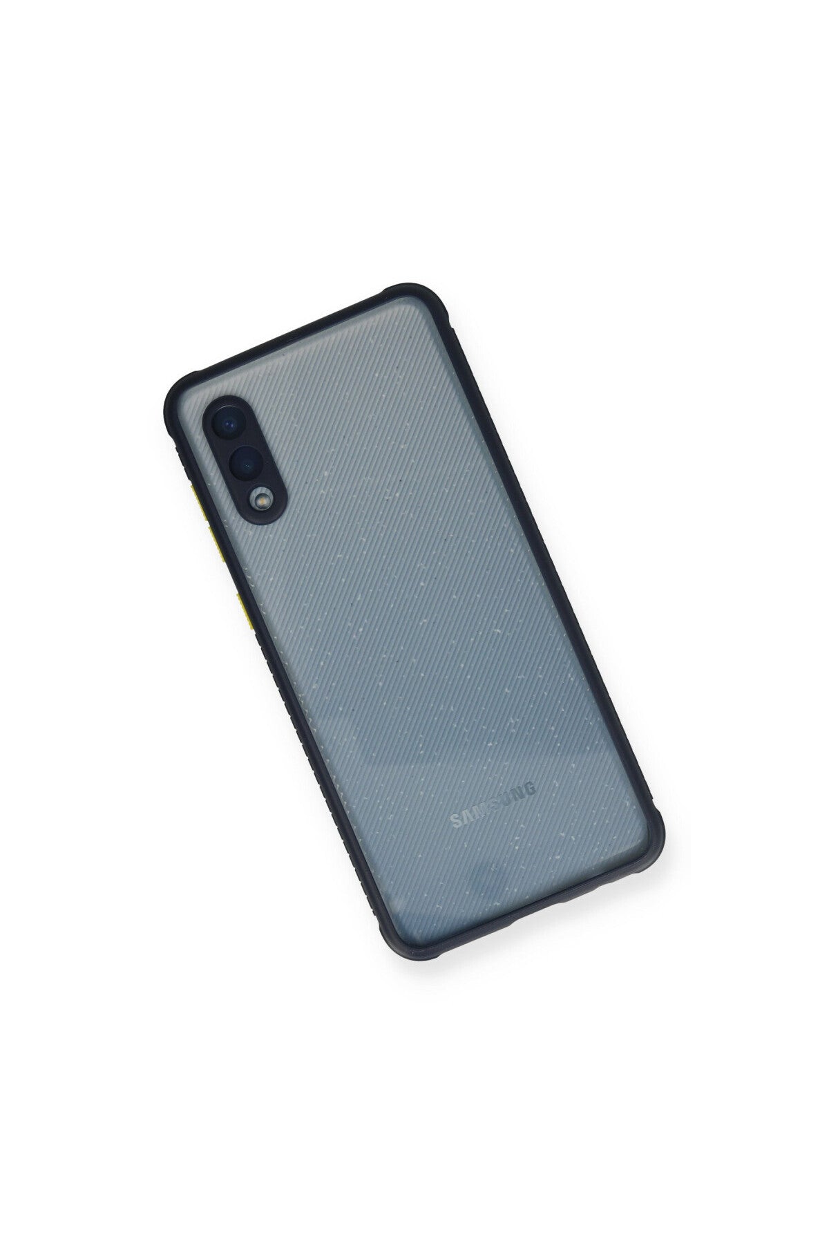 Samsung Galaxy A02 Uyumlu Kılıf Miami Şeffaf Silikon - Lacivert