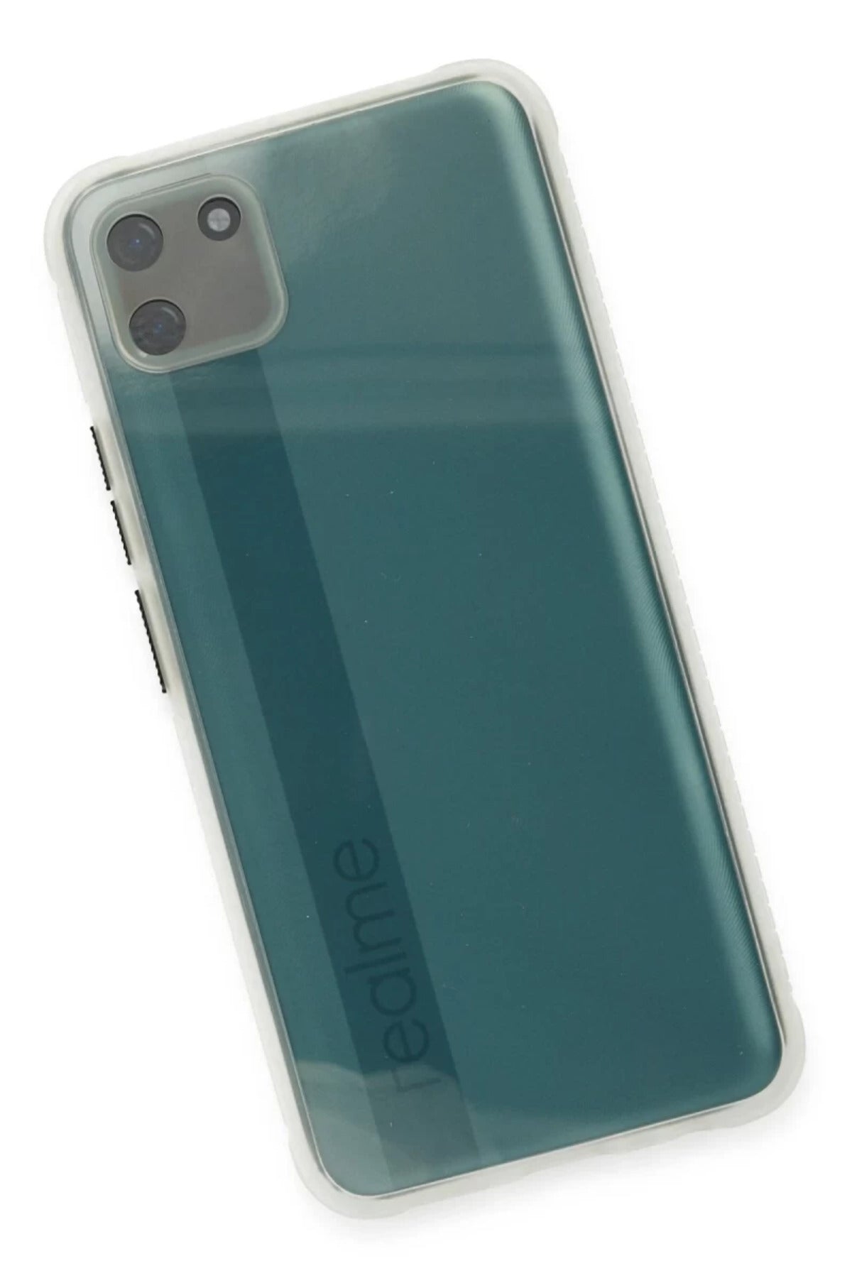 Realme C11 Uyumlu Kılıf Miami Şeffaf Silikon - Şeffaf