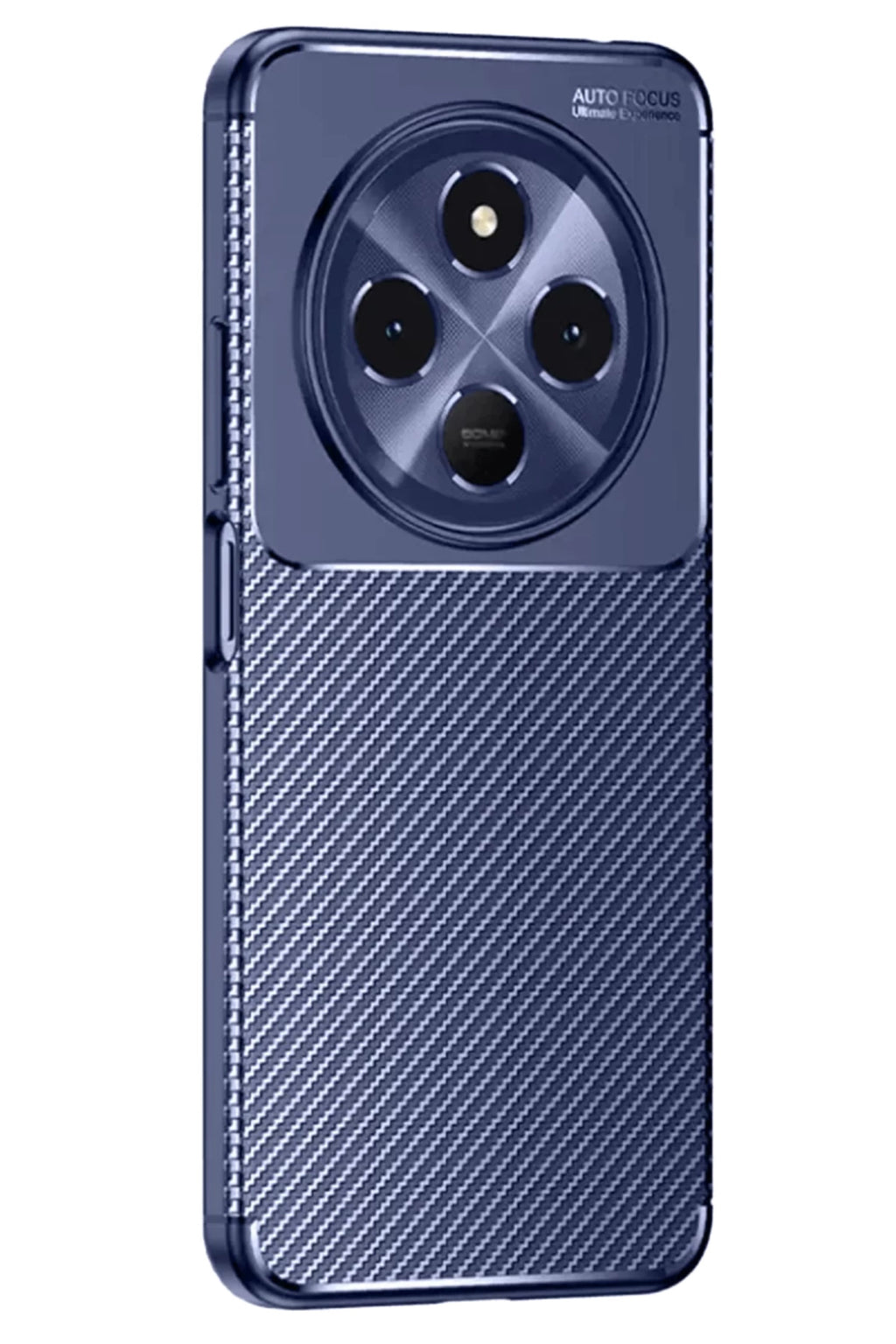 Tecno Spark 30 Uyumlu Kılıf Auto Focus Karbon Kapak - Lacivert