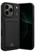 Apple iPhone 17 Pro Uyumlu Kelvin Kartvizitli Silikon - Siyah