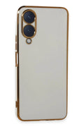 Vivo Y17S Uyumlu Kılıf Volet Silikon - Beyaz