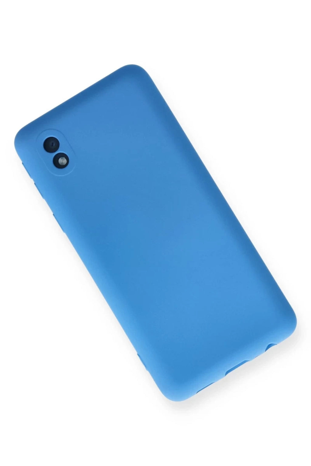 Samsung Galaxy A01 Core Uyumlu Kılıf Nano içi Kadife Silikon - Mavi