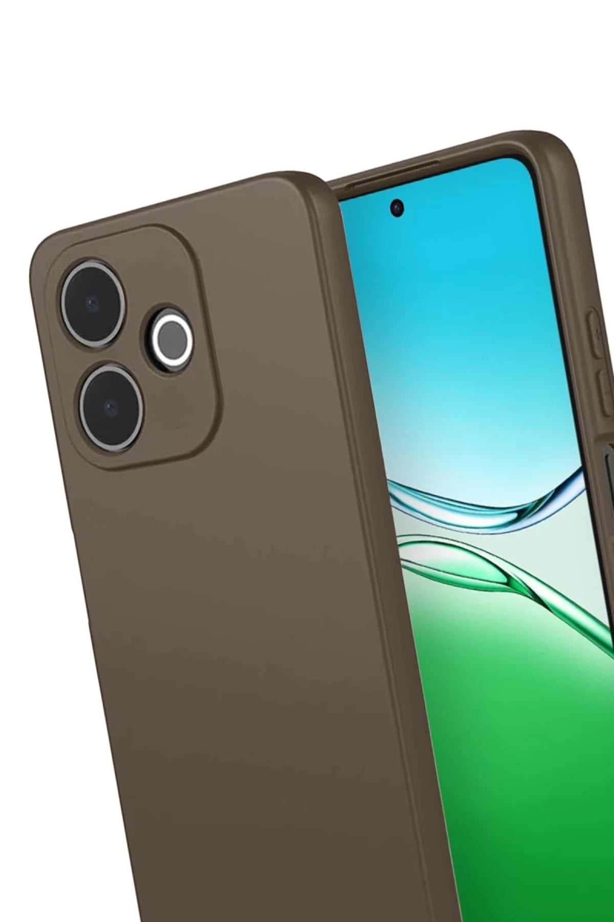 Oppo A5 Pro 4G Uyumlu First Silikon - Kahverengi