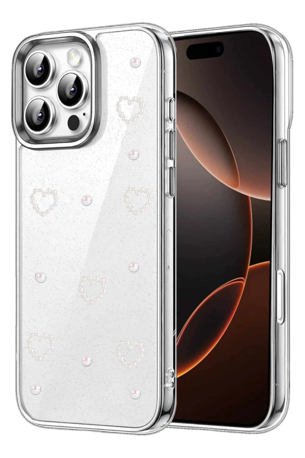 Apple iPhone 16 Pro Max Uyumlu Fiyonk Desenli Kapak - Desen 10
