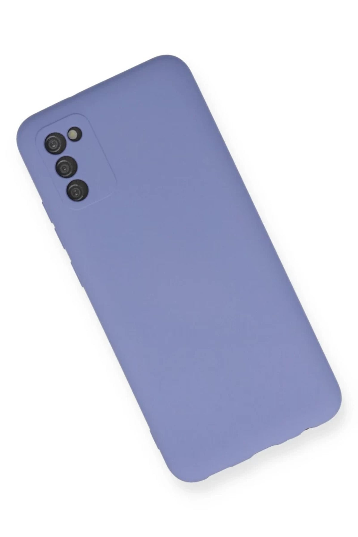 Samsung Galaxy A03S Uyumlu Kılıf Nano içi Kadife Silikon - Lila