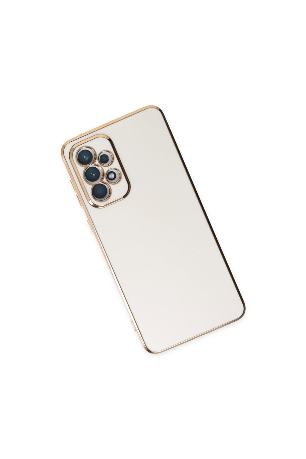 Samsung Galaxy A73 5G Uyumlu Kılıf Volet Silikon - Beyaz
