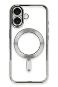 Apple iPhone 16 Plus Uyumlu Kılıf Kross Magneticsafe Kapak - Gümüş