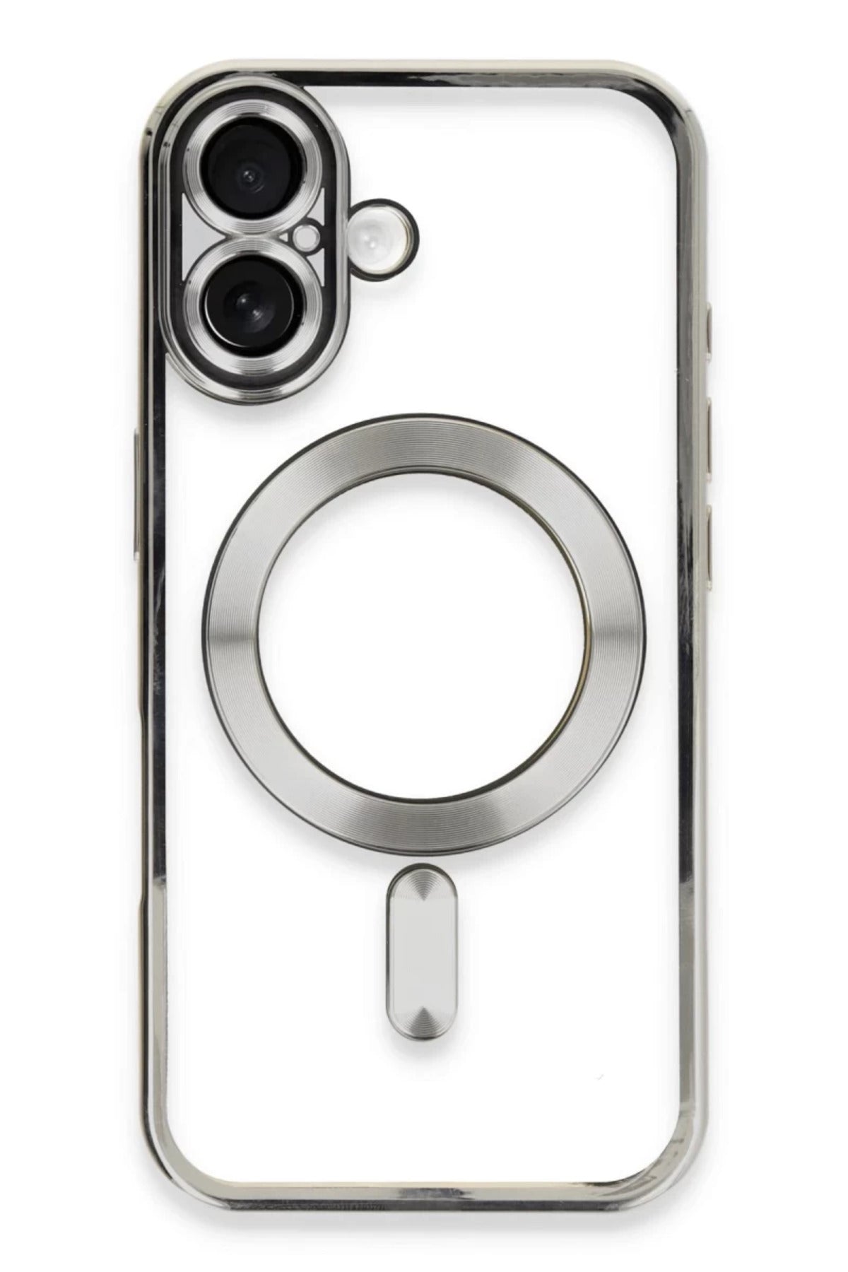 Apple iPhone 16 Plus Uyumlu Kılıf Kross Magneticsafe Kapak - Gümüş