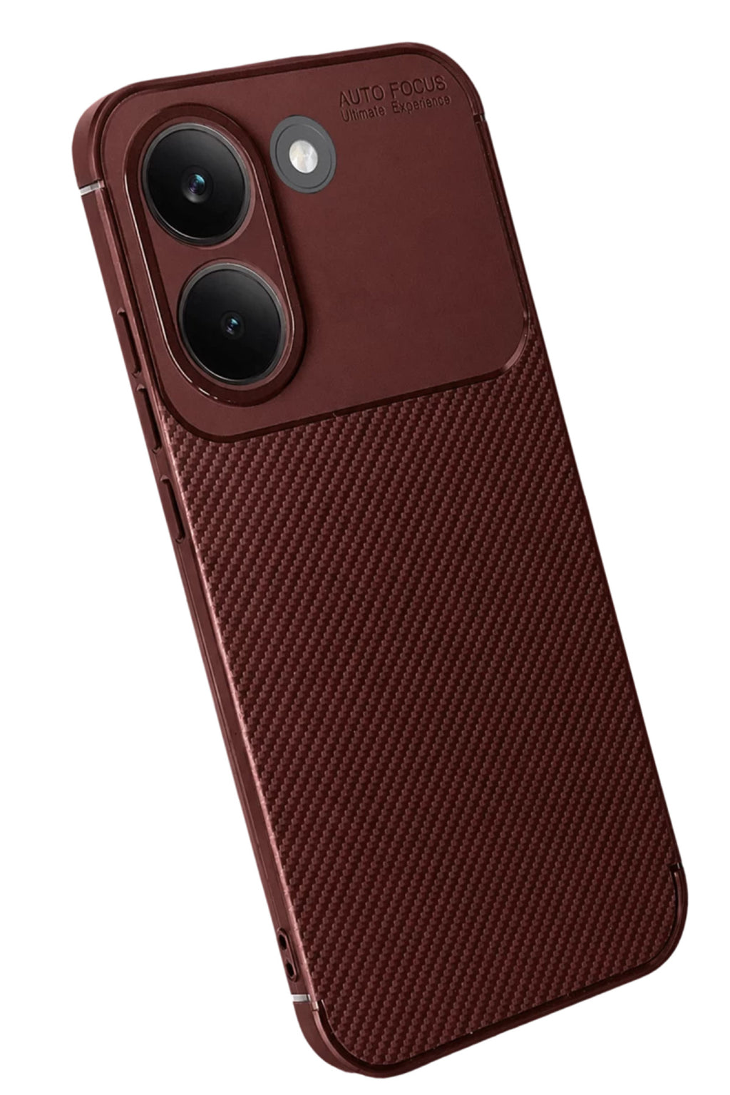 Xiaomi Poco X8 Pro Uyumlu Auto Focus Karbon Kapak - Bordo
