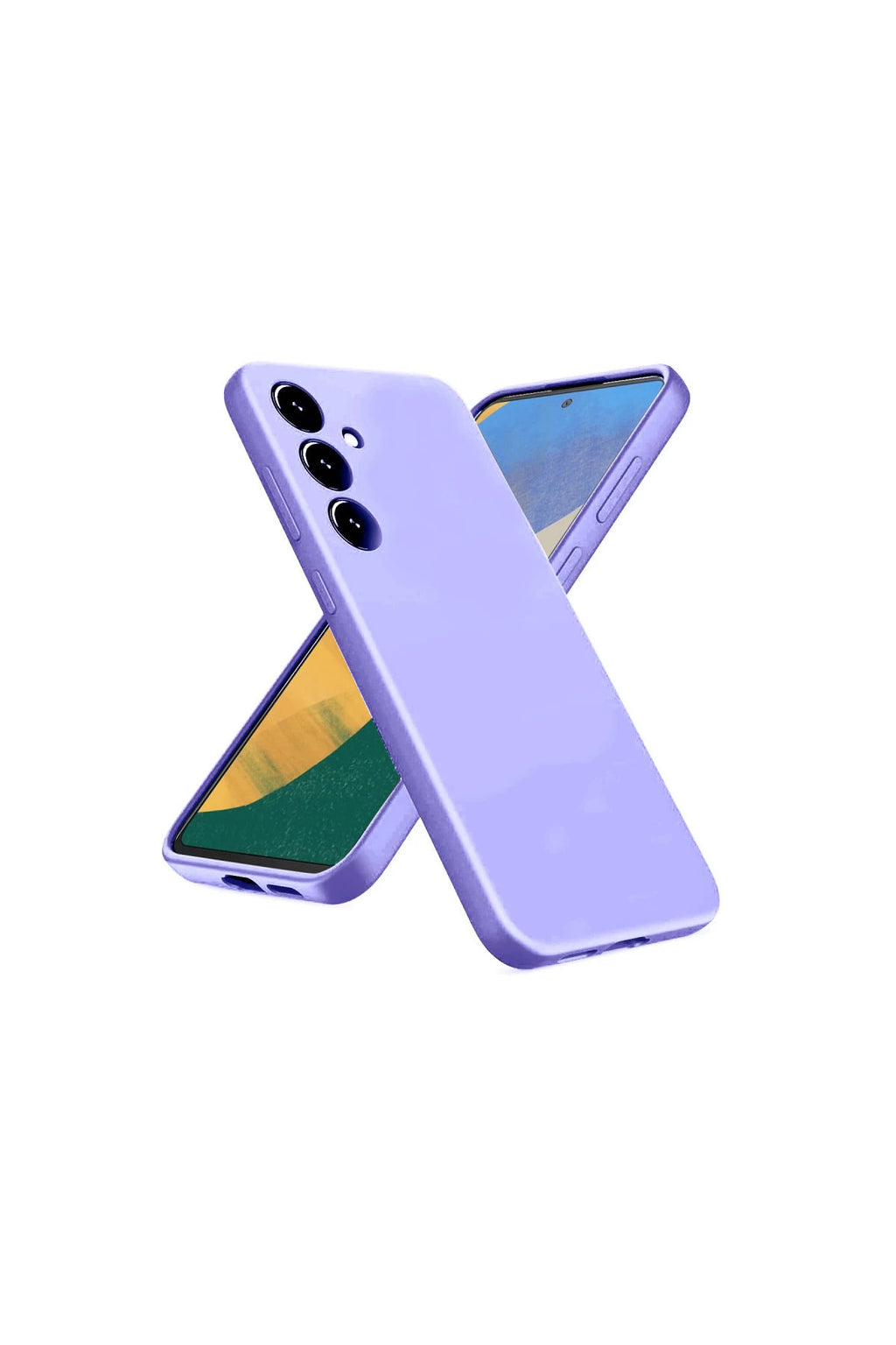 Samsung Galaxy A36 Uyumlu Kılıf Nano içi Kadife Silikon - Lila