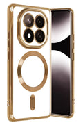 Xiaomi Redmi Note 15 Pro 4G Uyumlu Kross Magneticsafe Kapak - Gold