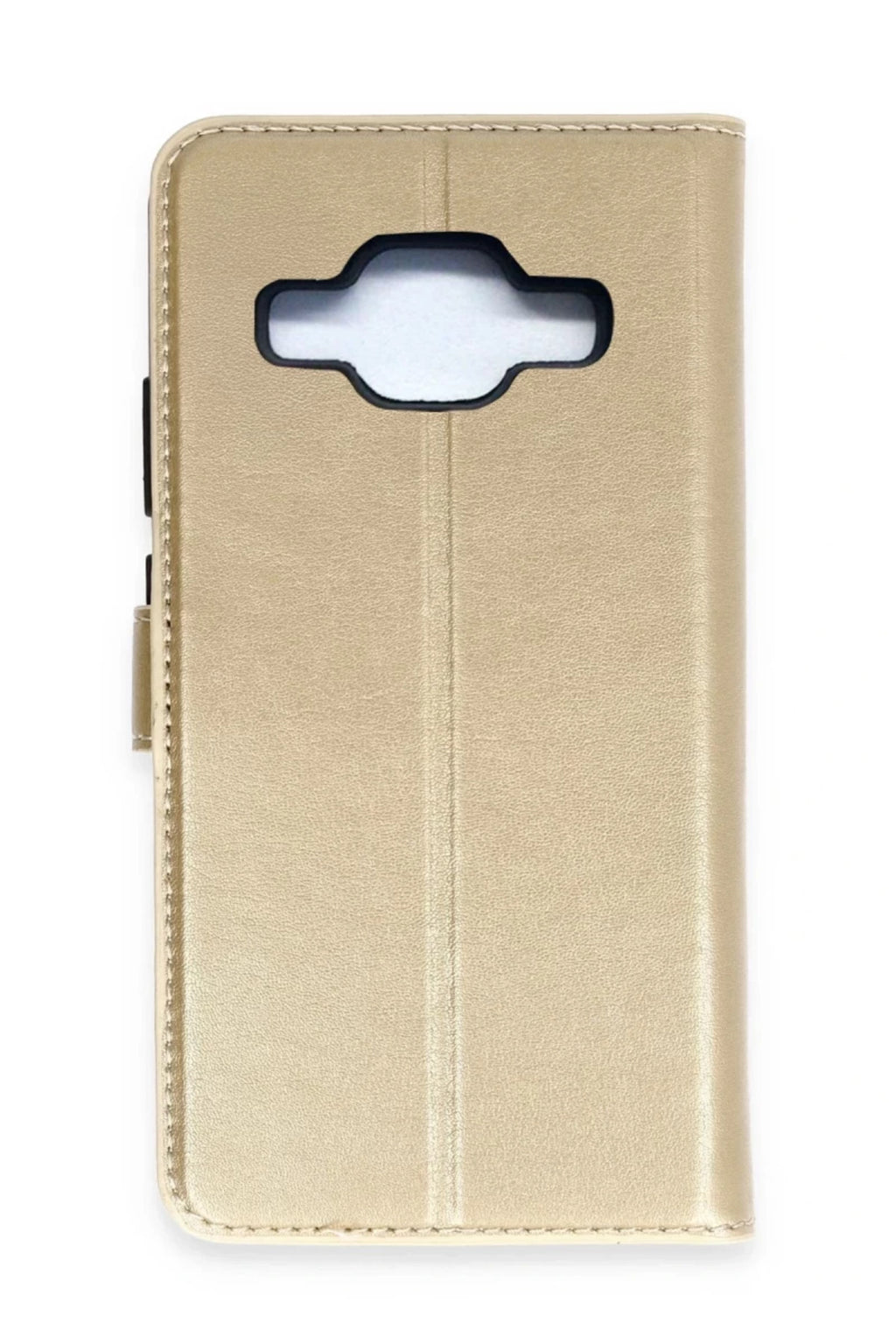 Samsung Galaxy J5 Uyumlu Trend S Plus Kapaklı Kılıf - Gold