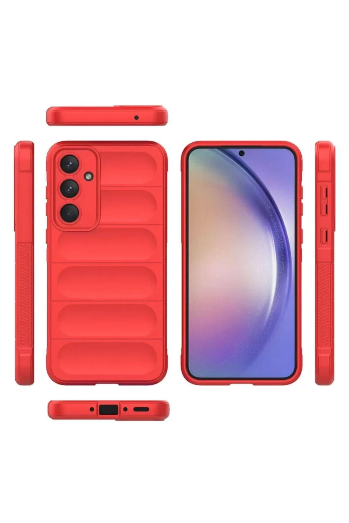 Samsung Galaxy S25 FE Uyumlu Optimum Silikon - Kırmızı