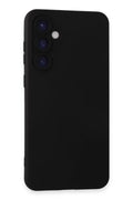 Samsung Galaxy S24 Uyumlu Kılıf Nano içi Kadife Silikon - Siyah