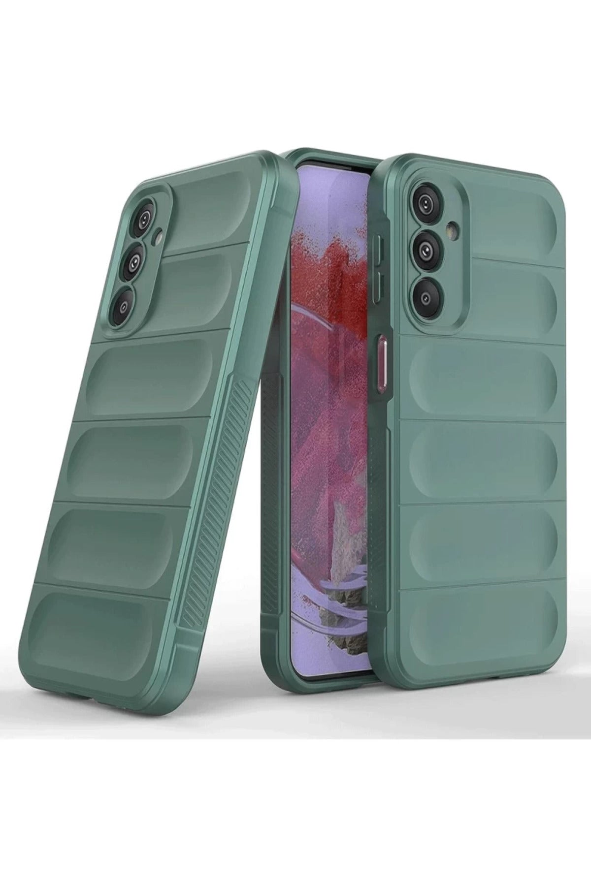 Samsung A36 Kılıf Optimum Silikon - Koyu Yeşil