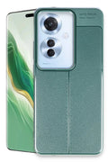 Oppo Reno 11F Uyumlu Kılıf Auto Focus Kapak - Koyu Yeşil