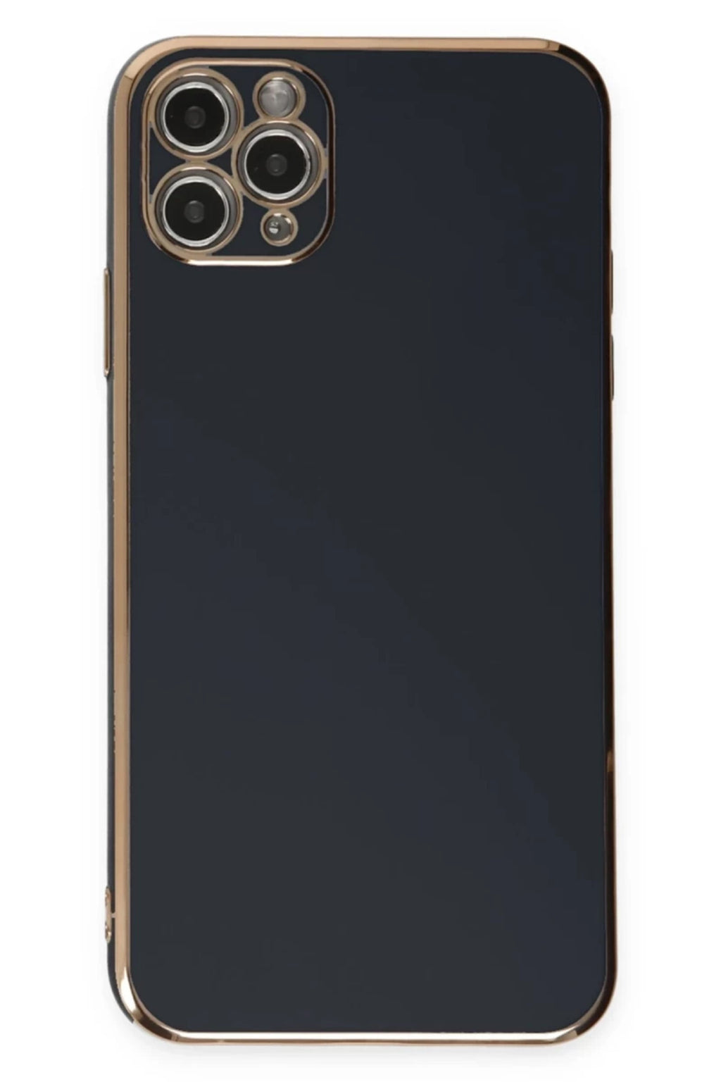 Apple iPhone 11 Pro Max Uyumlu Kılıf Volet Silikon - Siyah