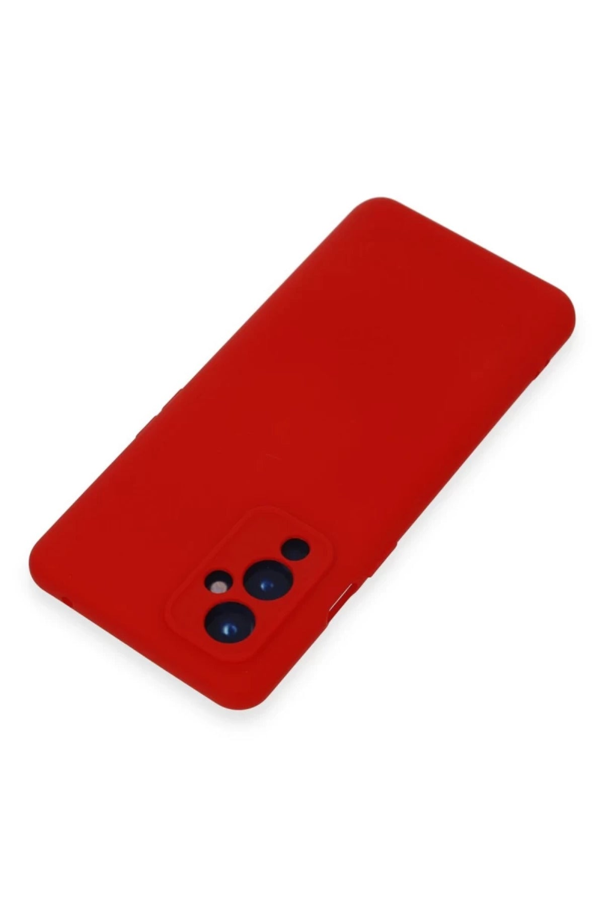 One Plus 9 Kılıf Nano içi Kadife Silikon - Kırmızı