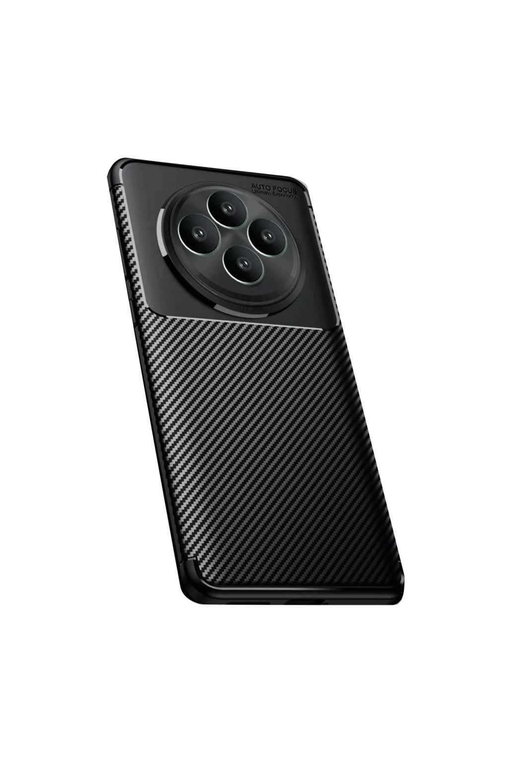 Oppo Reno 11 Uyumlu FS Kılıf Auto Focus Karbon Kapak - Siyah