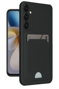 Samsung Galaxy M15 Uyumlu Kelvin Kartvizitli Silikon - Siyah