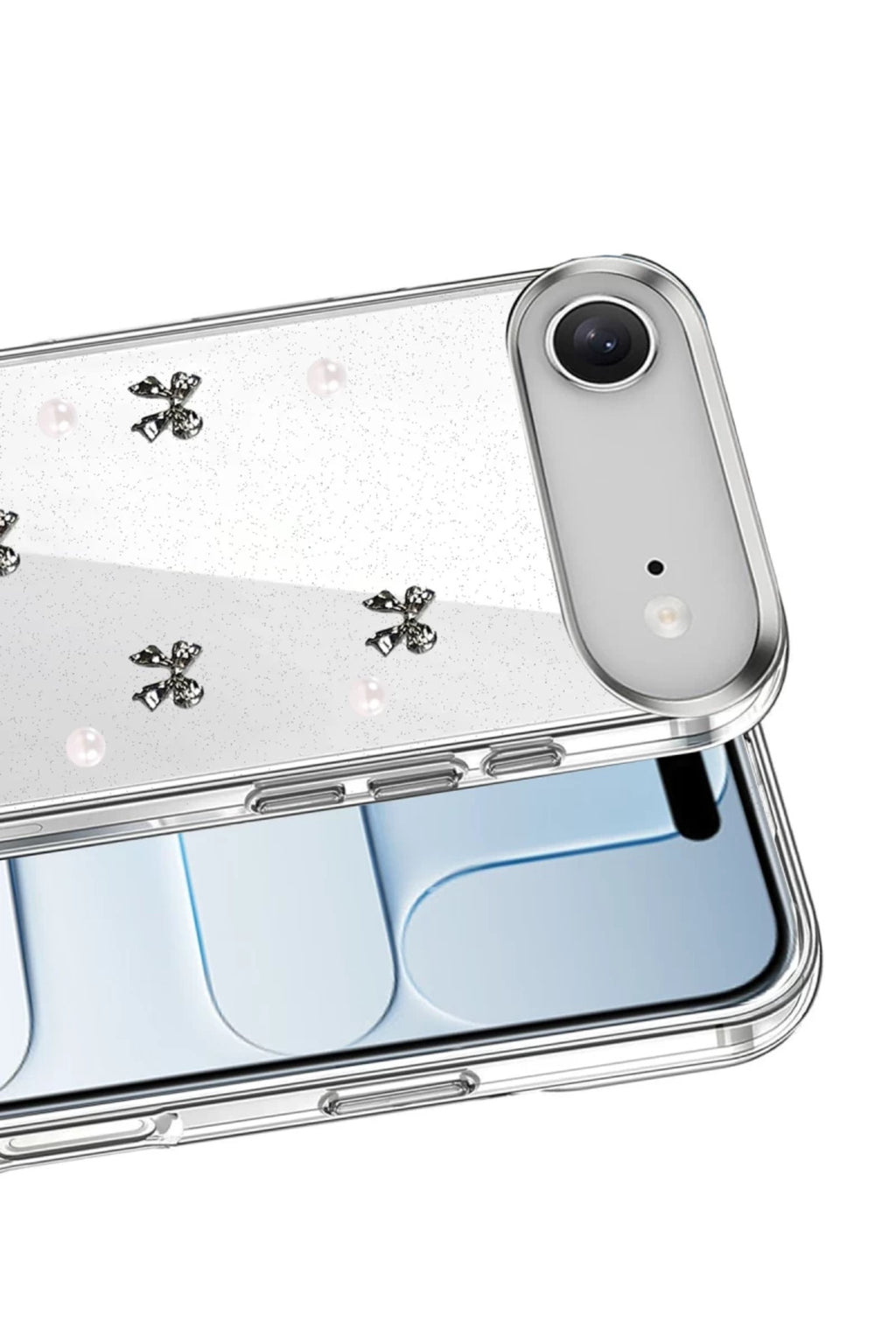 Apple iPhone 17 Air Uyumlu Fiyonk Desenli Kapak - Desen 8