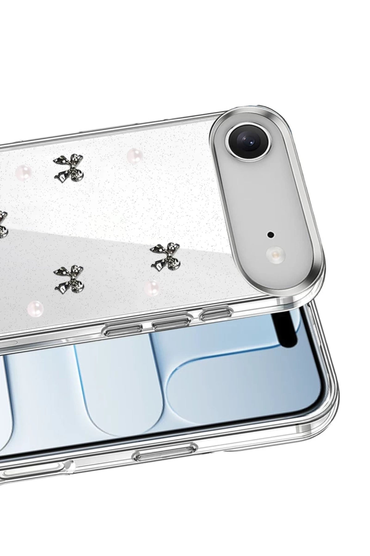Apple iPhone 17 Air Uyumlu Fiyonk Desenli Kapak - Desen 8