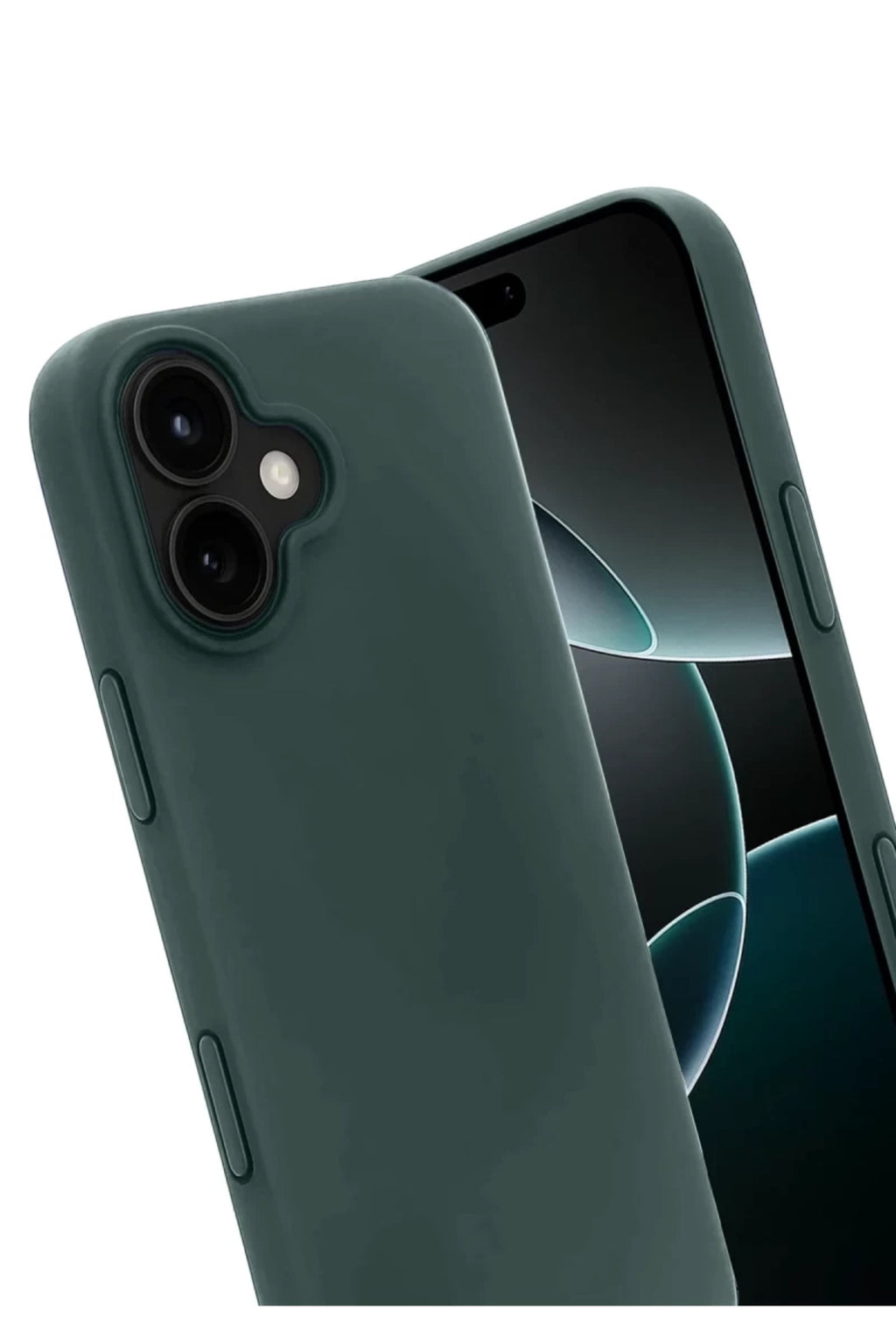 Apple iPhone 17 Uyumlu First Silikon - Koyu Yeşil