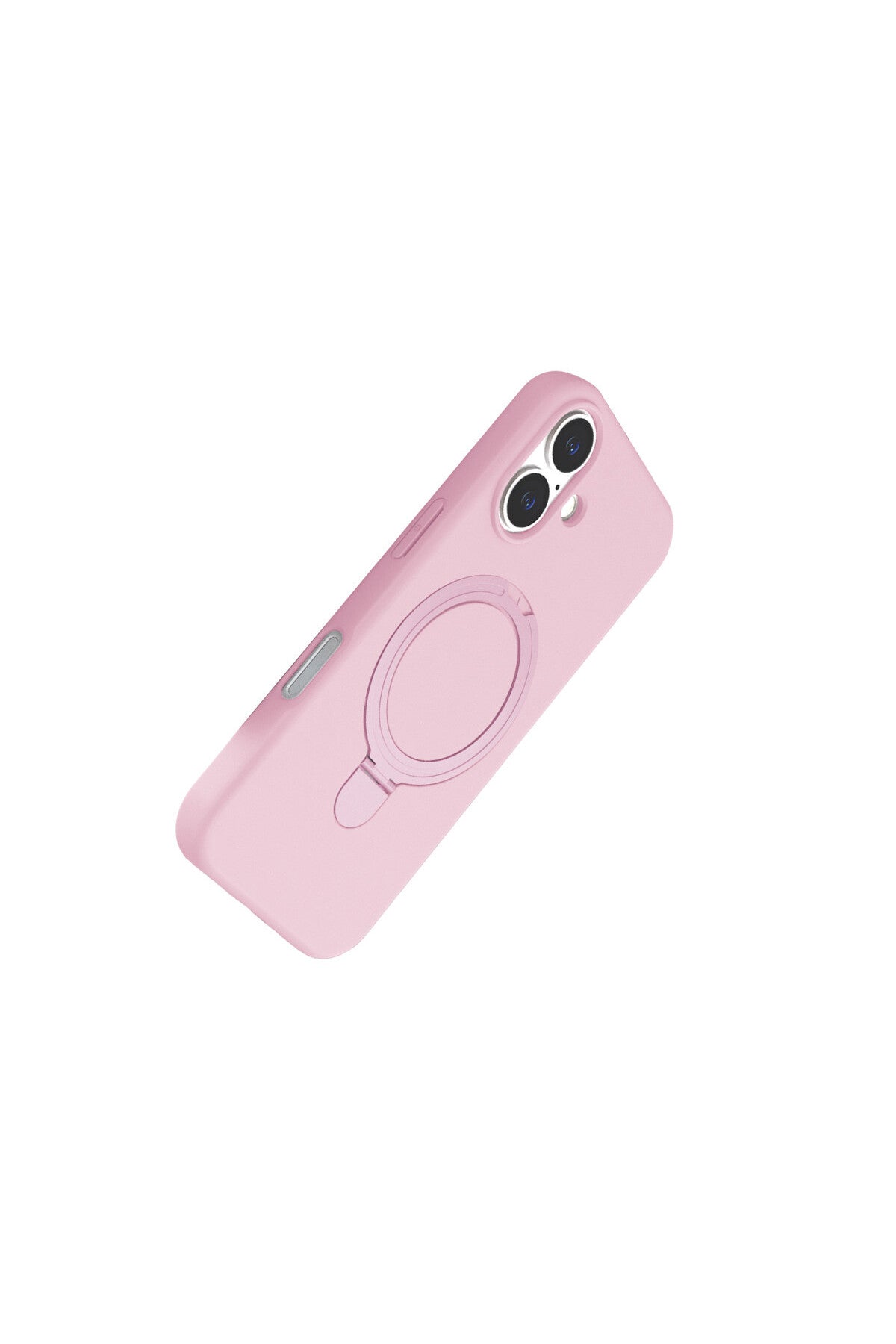 Apple iPhone 17 Uyumlu Regal Magsafe Standlı Kapak - Açık Pembe