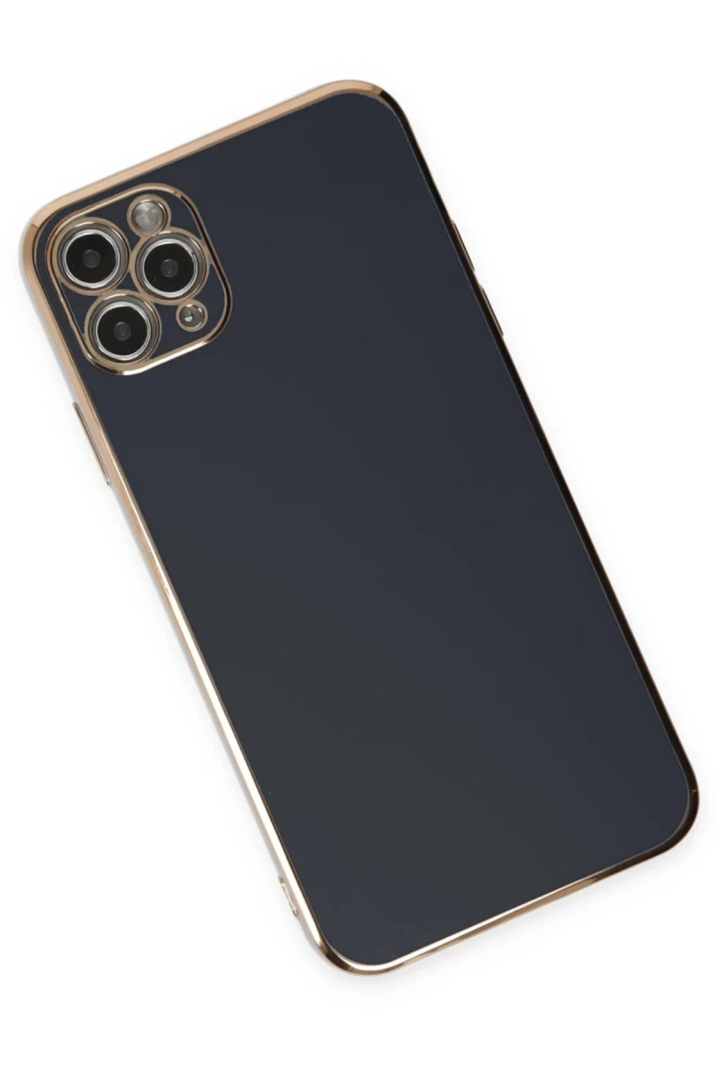 Apple iPhone 11 Pro Max Uyumlu Kılıf Volet Silikon - Siyah