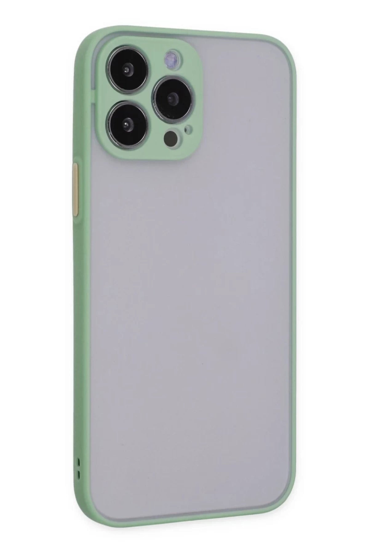 Apple iPhone 15 Pro Uyumlu Kılıf Montreal Silikon Kapak - Açık Yeşil