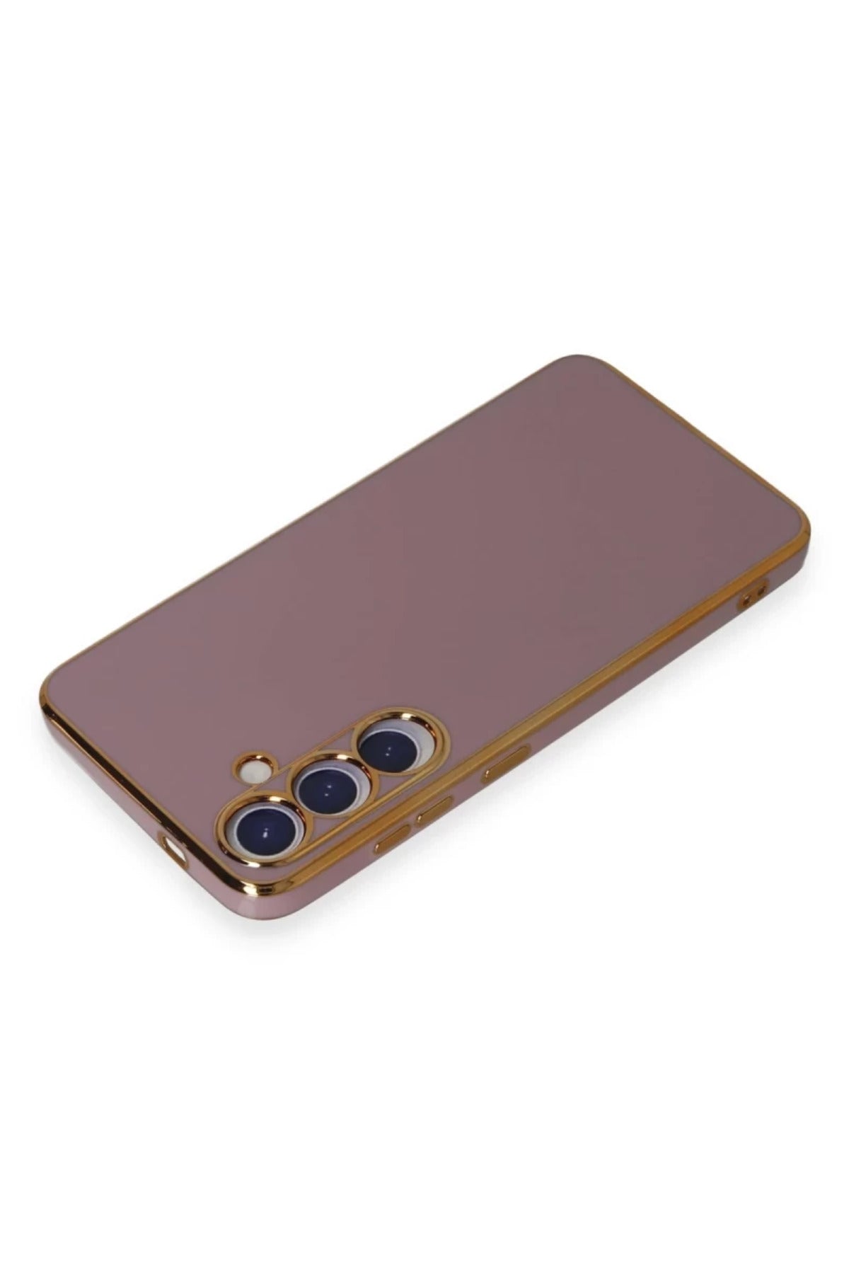 Samsung Galaxy S24 Plus Uyumlu Kılıf Volet Silikon - Mor