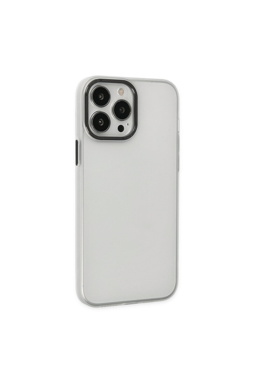 Apple iPhone 13 Pro Max Uyumlu Kılıf Modos Metal Kapak - Şeffaf