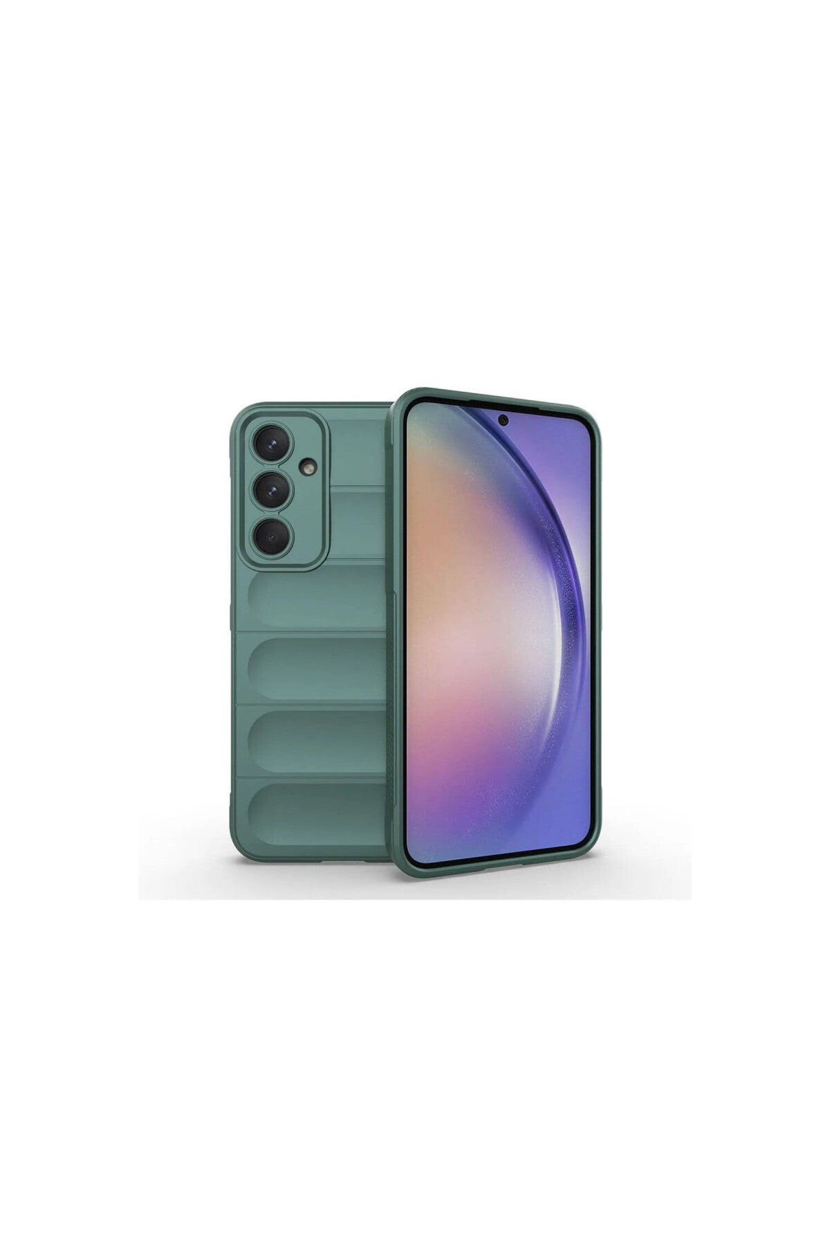 Samsung Galaxy A26 Uyumlu Kılıf Optimum Silikon - Koyu Yeşil