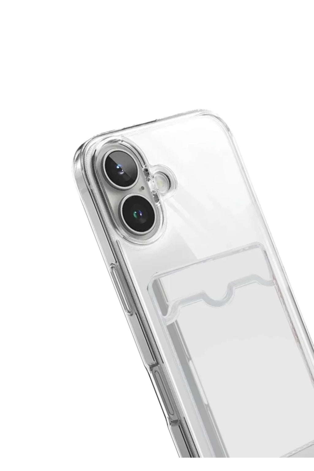 Apple iPhone 17 Uyumlu Kart Şeffaf Silikon - Şeffaf