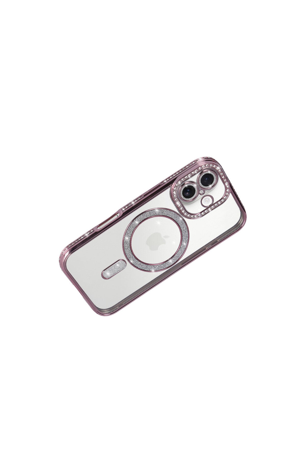 Apple iPhone 17 Uyumlu Joke Simli Magneticsafe Kılıf - Pembe