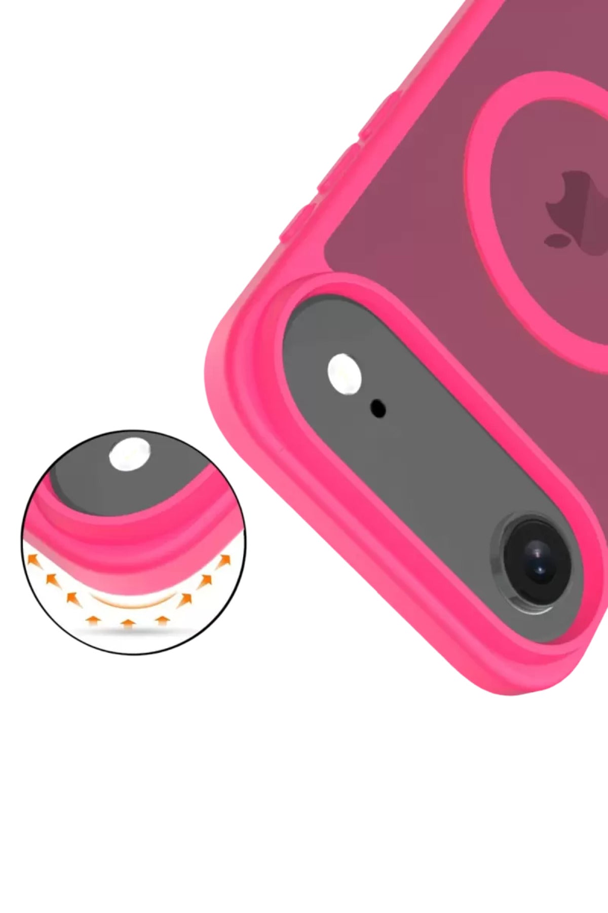 Joko Apple iPhone 17 Air Uyumlu Jota Magsafe Kapak - Rose