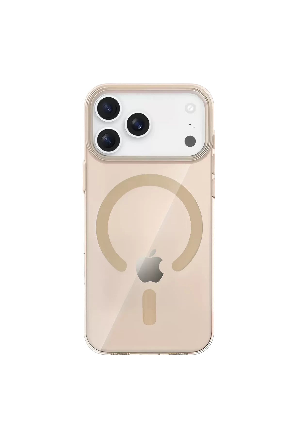 Joko Apple iPhone 17 Pro Max Uyumlu PC Blank Magsafe Kapak - Çöl Titanyum