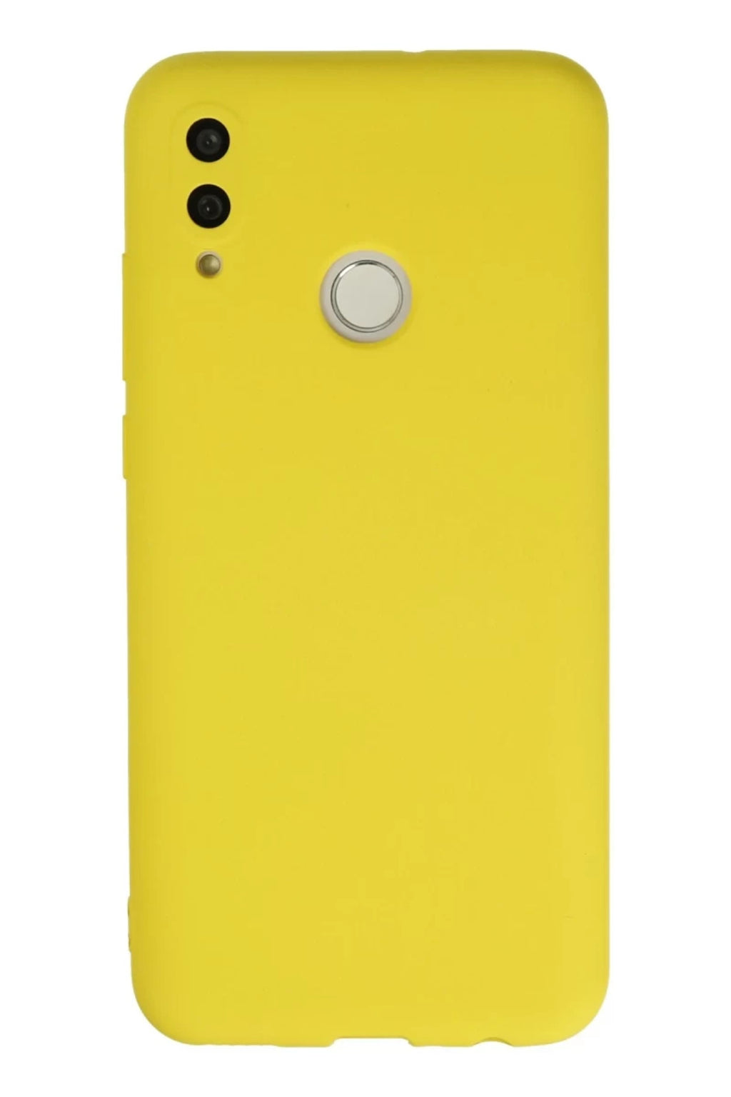 Huawei P Smart 2019 Kılıf Nano içi Kadife Silikon - Sarı