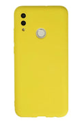 Huawei P Smart 2019 Kılıf Nano içi Kadife Silikon - Sarı