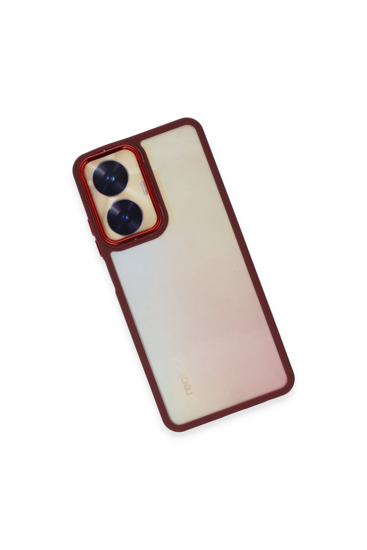 Realme C55 Uyumlu Kılıf Dora Kapak - Kırmızı