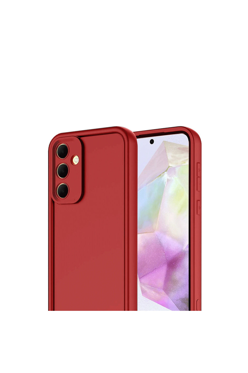 Samsung Galaxy A17 5G Uyumlu Viera Silikon - Kırmızı