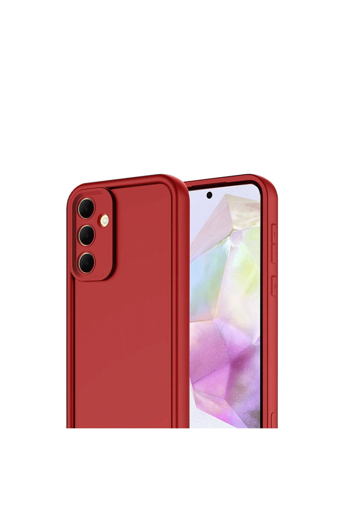 Samsung Galaxy A17 5G Uyumlu Viera Silikon - Kırmızı