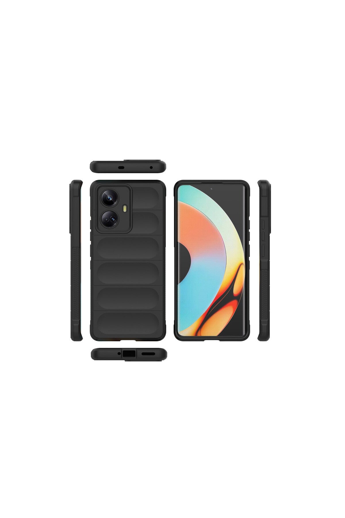 Realme 10 Pro 5G Uyumlu Kılıf Optimum Silikon - Mor