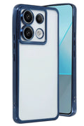 Xiaomi Redmi Note 13 Pro 5G Uyumlu Kılıf Lensli Silikon - Sierra Blue