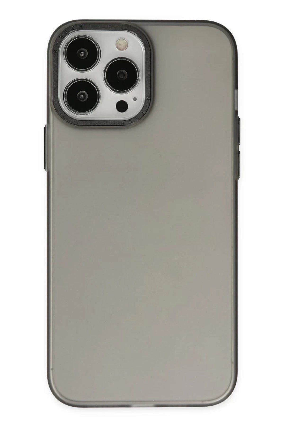Apple iPhone 14 Pro Max Uyumlu Kılıf Modos Metal Kapak - Siyah