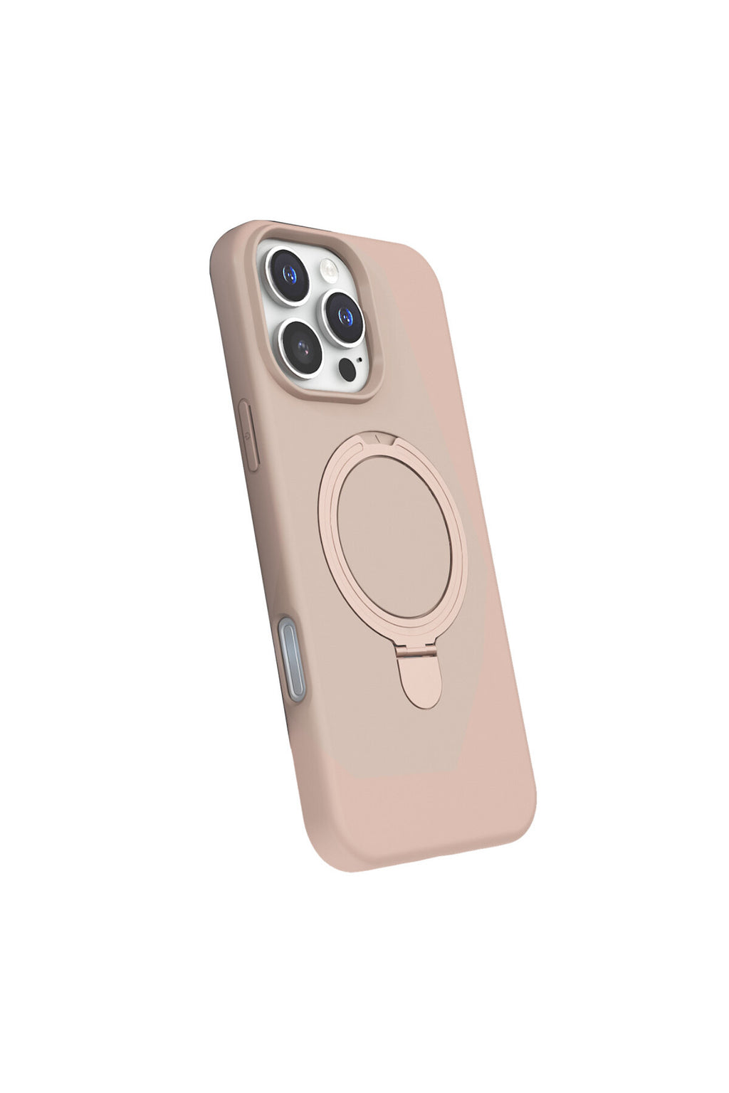 Apple iPhone 16 Pro Uyumlu Regal Magsafe Standlı Kapak - Çöl Titanyum