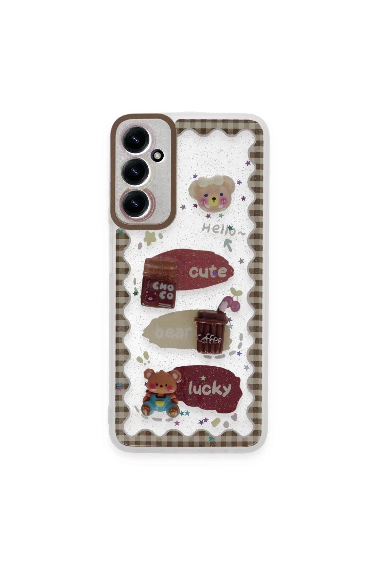 Samsung Galaxy A05S Uyumlu Kılıf Sweet Desenli Silikon Kapak - Şeffaf