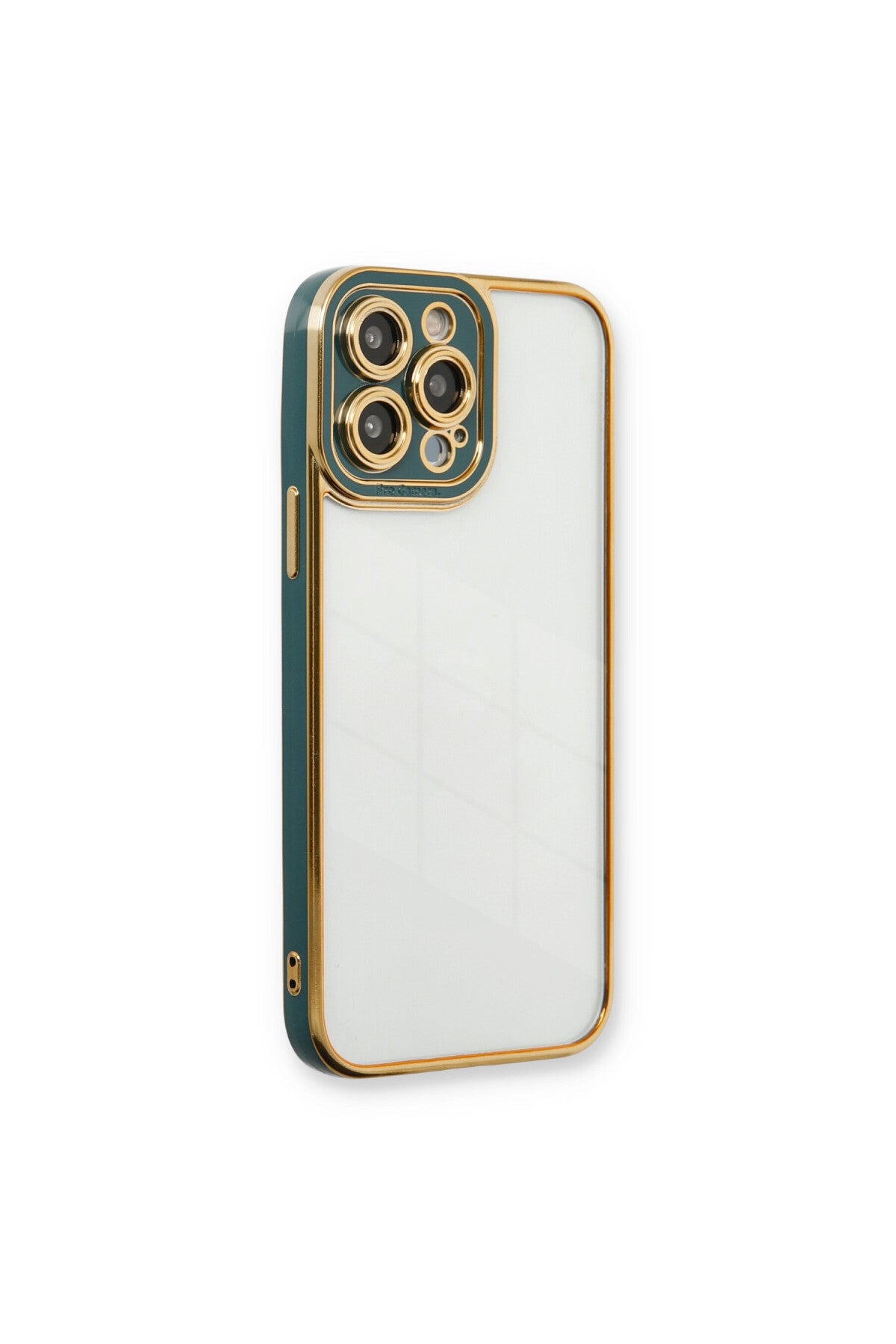 Apple iPhone 14 Pro Uyumlu Kılıf Liva Lens Silikon - Yeşil