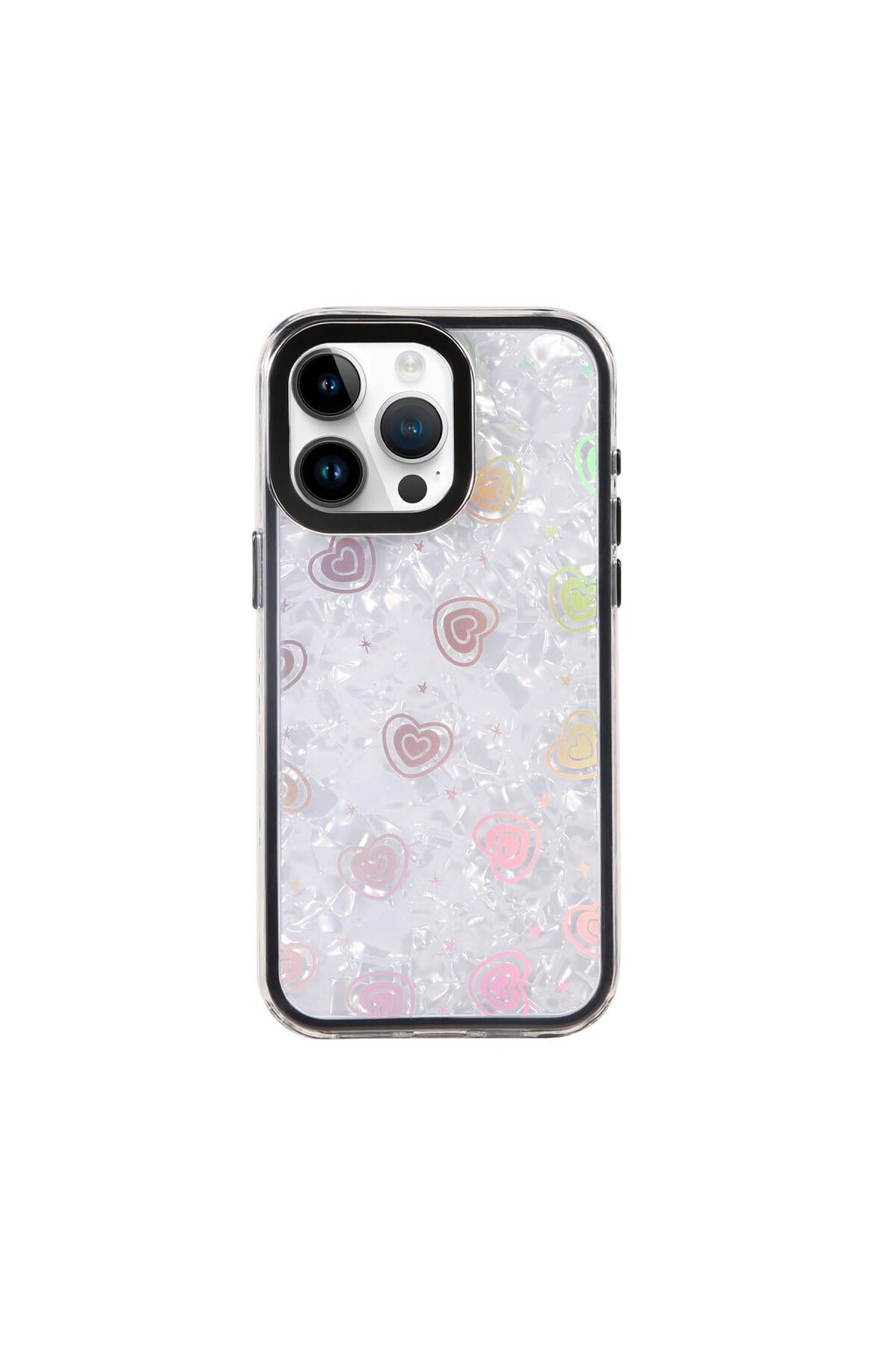 Apple iPhone 16 Pro Uyumlu Lumi Desenli Kapak - Siyah
