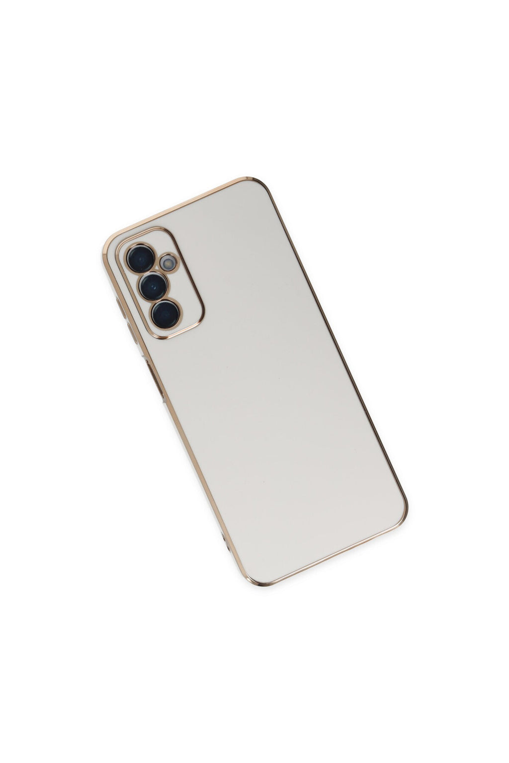 Samsung Galaxy M23 Uyumlu Kılıf Volet Silikon - Beyaz